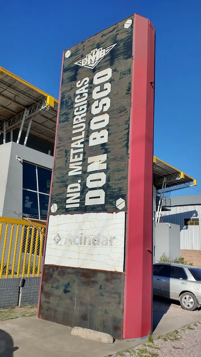 INDUSTRIAS METALURGICAS DON BOSCO SA . Todo en acero, para la construcción e industria, corte y plegado de chapas